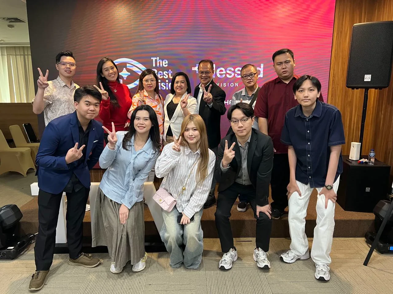 With the team at a Prudential event